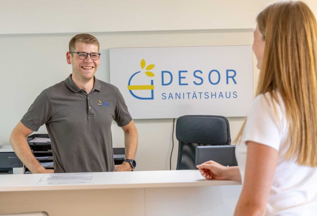 Beratung im Sanitätshaus Desor in Bad Homburg